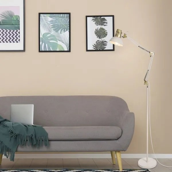 Rabalux 2197 - Lampada da terra ARISTEO 1xE27/40W/230V panna/oro