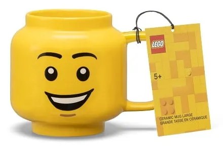 Tazza per bambini in ceramica gialla 530 ml Head - LEGO®