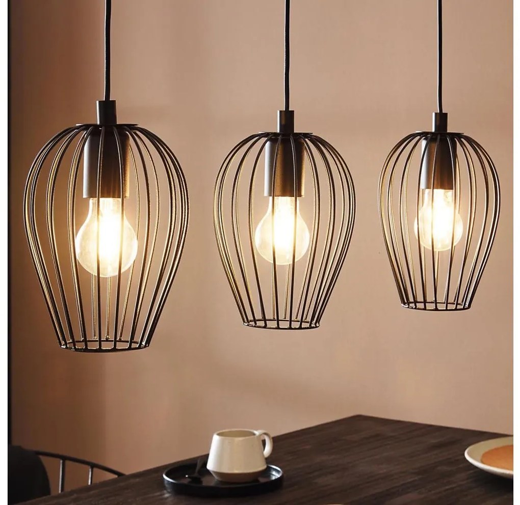 Eglo 49478 - Lampadario NEWTOWN 3xE27/60W/230V