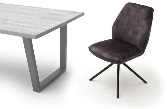 Set di 2 sedie da pranzo NEXORO, antracite