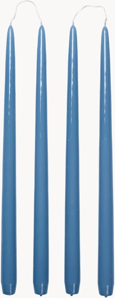Set di 4 candele da tavolo fatte a mano Smooth