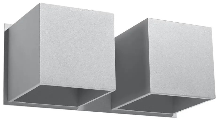 Sollux SL.0658 - Applique QUAD 2xG9/40W/230V grigio