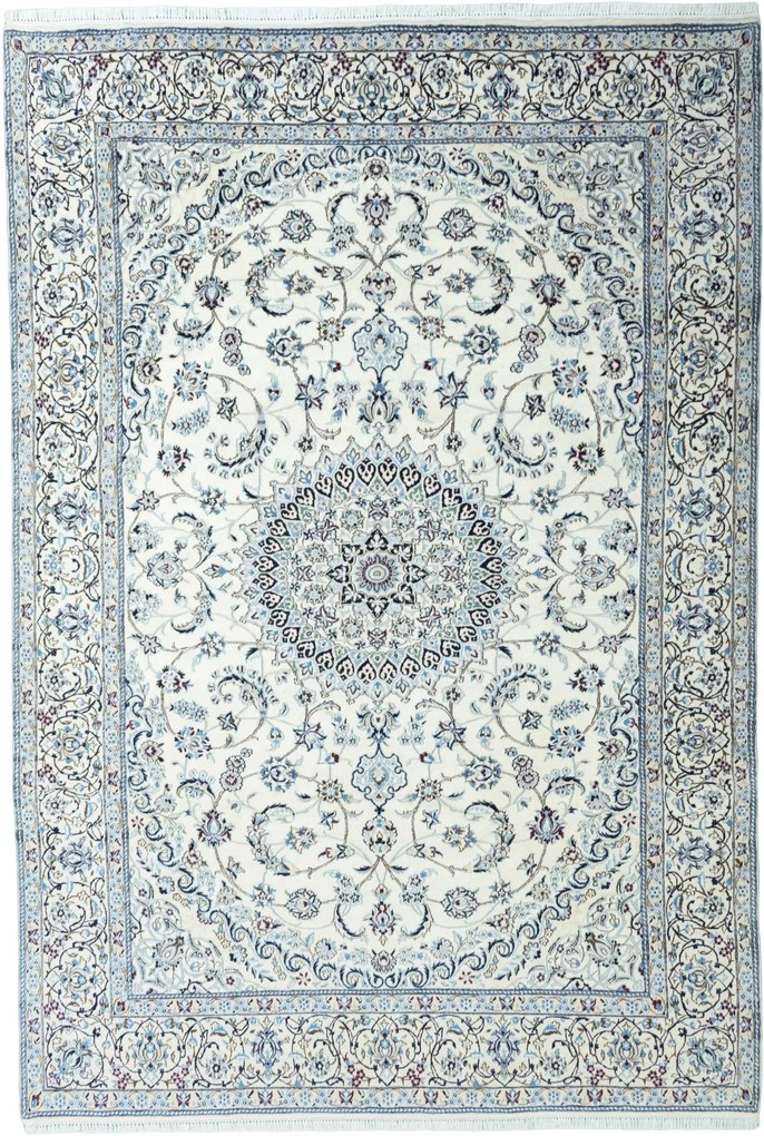 Nain Tappeto persiano 350x240 Beige (Iran) Annodato A Mano