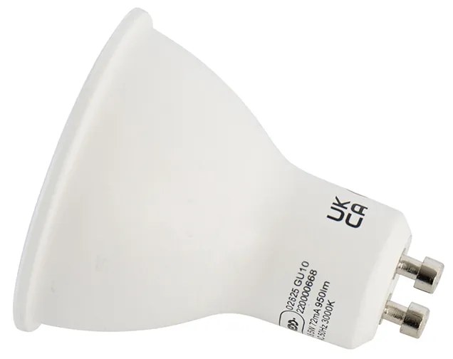 Confezione da 5 lampadine LED GU10 8.5W 950lm 3000K