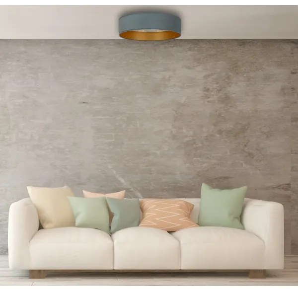 Brilagi - Plafoniera LED VELVET STAR LED/24W/230V d. 40 cm  menta/oro