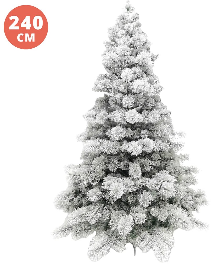 Albero Natale 240 cm innevato Snowbird