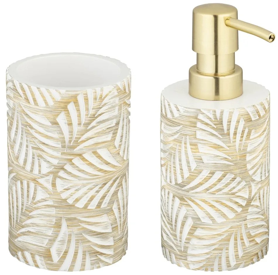 Set di accessori da bagno in poliresina beige Terralba - Wenko