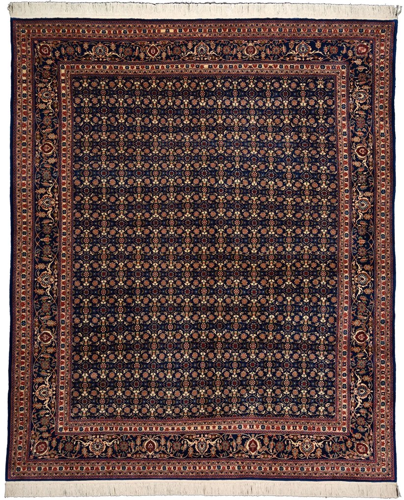 Tabriz Tappeto persiano 300 x 250 Verde (Iran) Annodato A Mano