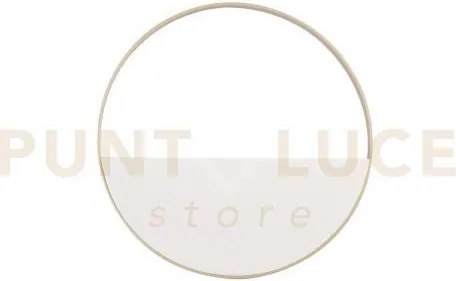 Plafoniera led alba circolare bianca e oro 6w 900lm cct3000k 4000k ...