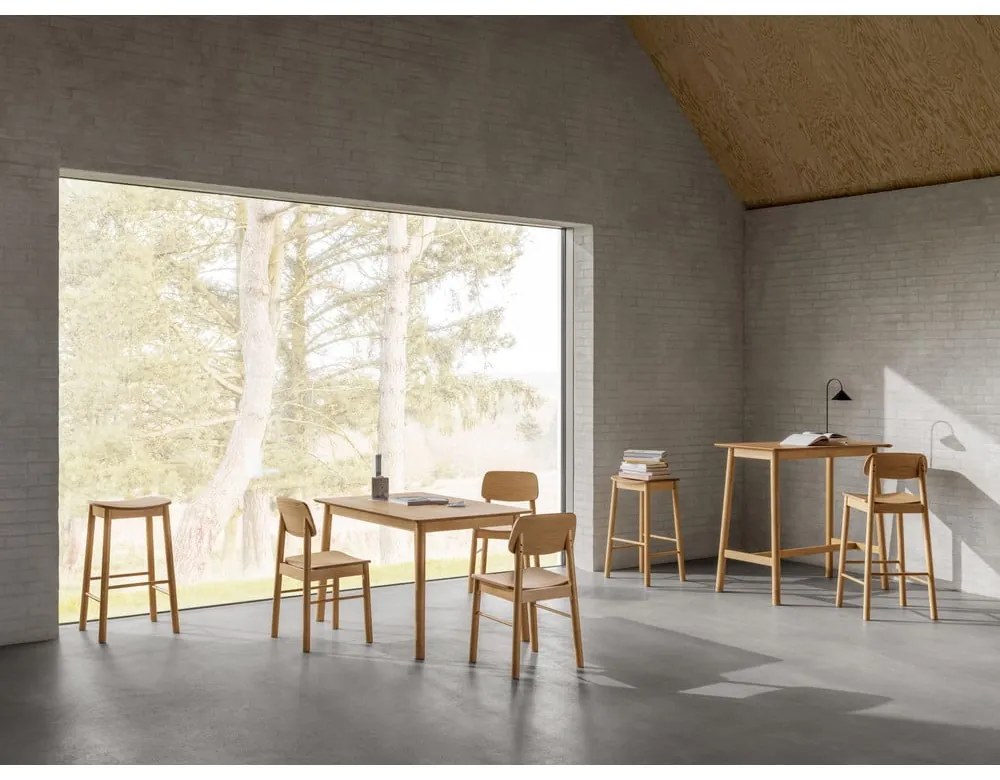 Tavolo da pranzo con effetto rovere 80x120 cm Barlow - Actona