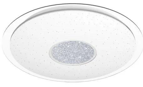 Plafoniera LED moderno Vizzini, bianco Ø 40 cm, luce con 3 temperature di colore, 1800 lumen INSPIRE