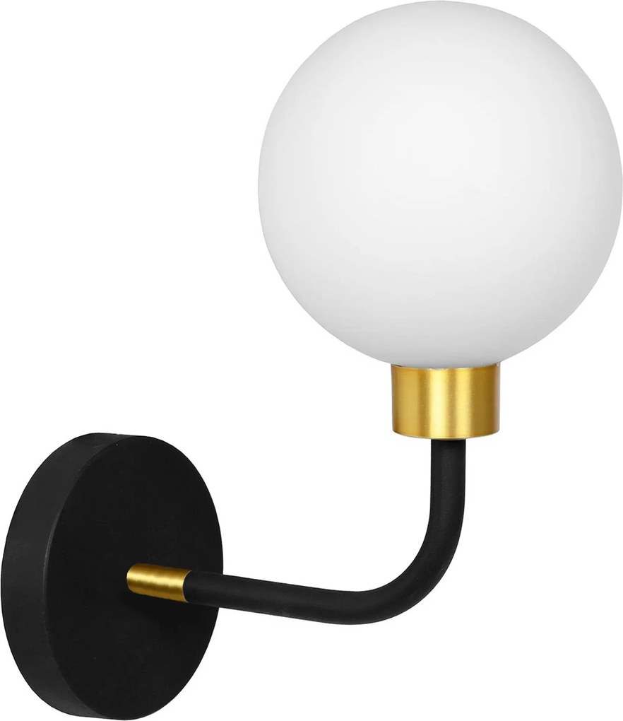 Lampada da parete APP1301-1W Black Gold