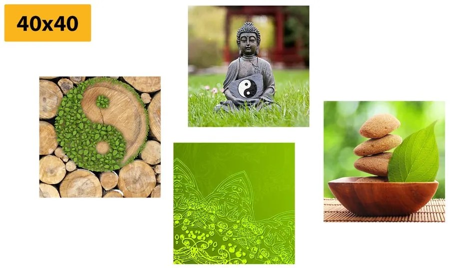 Set di quadri – Armonia piacevole Feng Shui