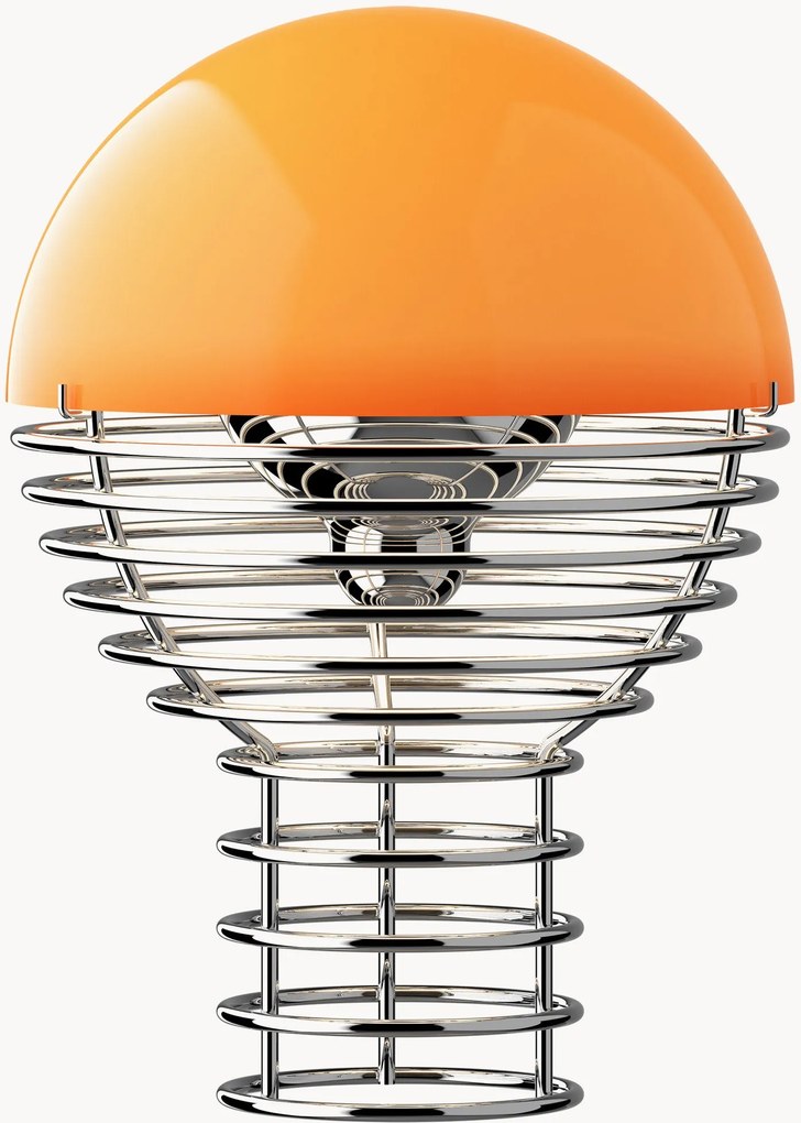 Lampada da tavolo piccola portatile a LED con luce regolabile Wire, Design Verner Panton