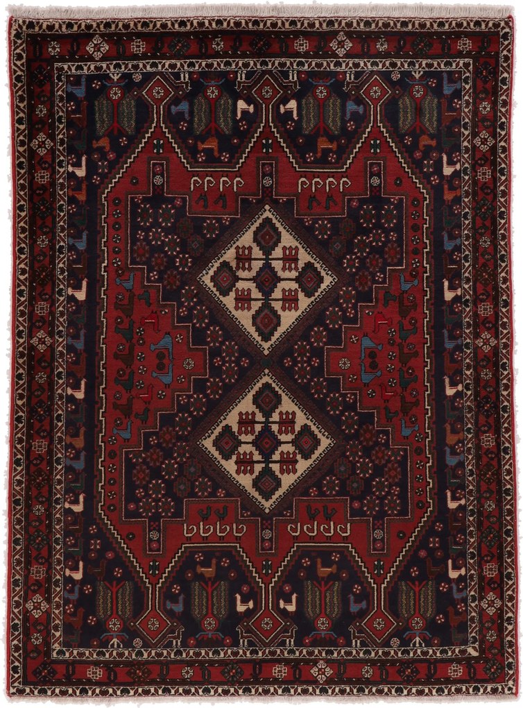 Afshar Tappeto persiano 200 x 140 (Iran) Annodato A Mano