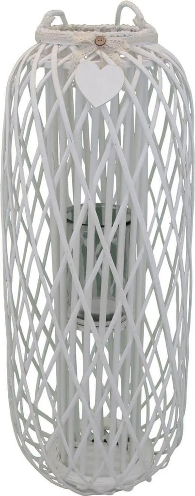 GENEVIEVE - lanterna in vimini tondo 21 x 106 cm