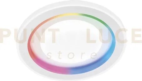 Plafoniera led dygital tonda bianca 40w 4310lm cct+rgb  3000-6500k ...