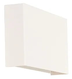 Set di 2 lampade da parete moderne bianche - Otan