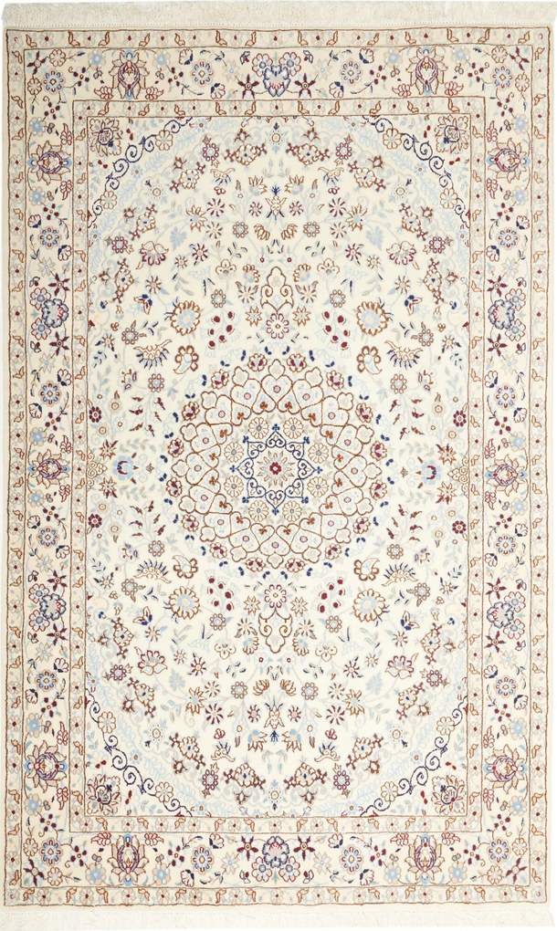Nain Tappeto 210 x 130 Beige (Iran) Annodato A Mano