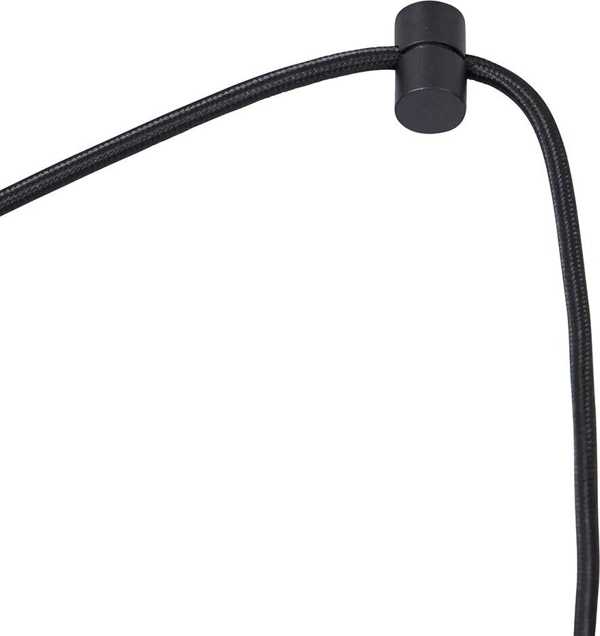 Lampada a sospensione moderna dorata con spina - Cavalux