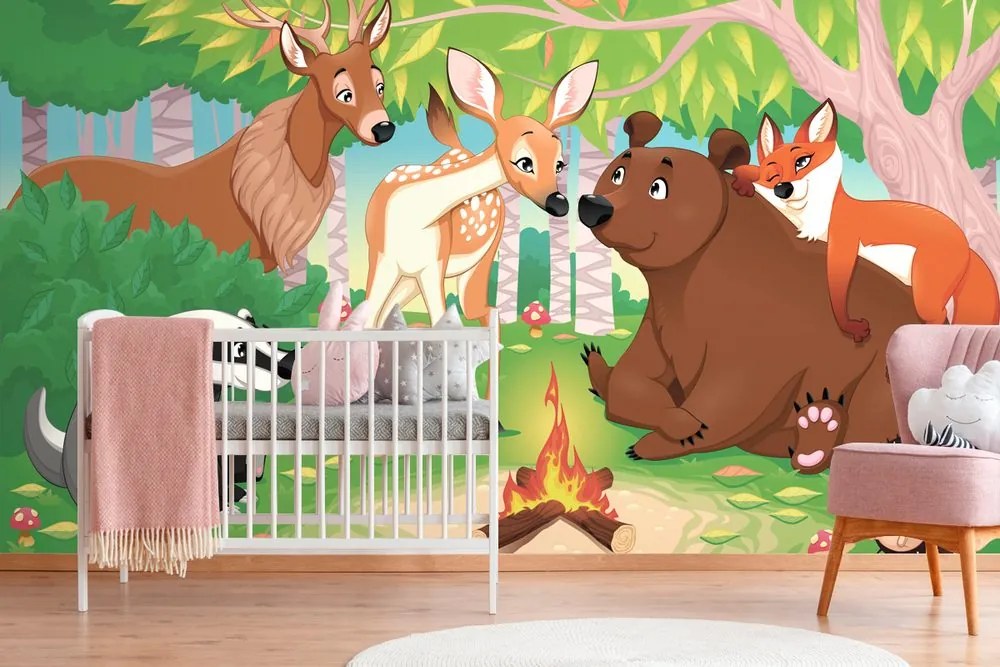 Carta da parati – Orso e i suoi Amici