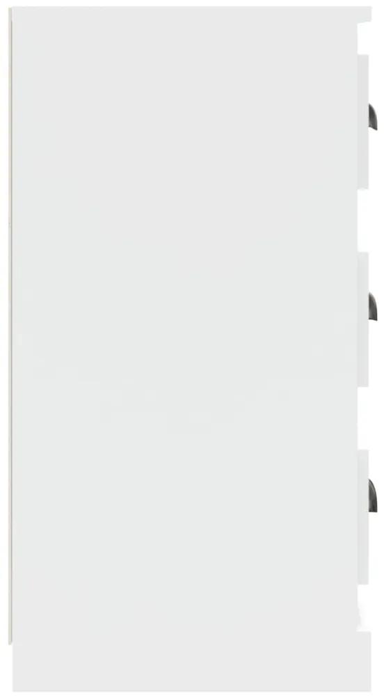 Credenza bianca 70x35,5x67,5 cm in legno multistrato