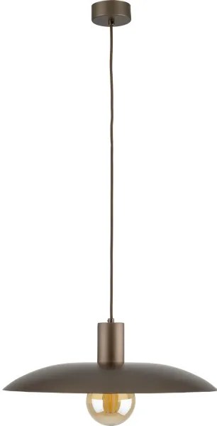 Lampadario a sospensione con filo ASTRA 1xE27/15W/230V diametro 41 cm marrone