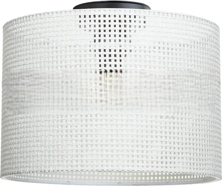 Plafoniera color crema con paralume in tessuto ø 30 cm Goza – Squid Lighting