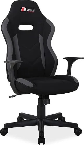 Sedia da ufficio Rapid in nero/grigio - H109 cm