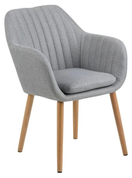 Sedia da pranzo grigio chiaro Emilia - Actona