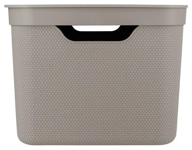 Scatola di plastica con coperchio Deco - Rotho