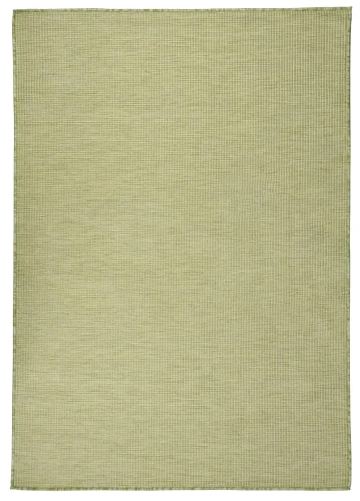 Tappeto Da Esterni A Tessitura Piatta 160x230 Cm Verde /