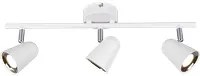 Faretti Led da Interno Parete Soffitto su Barra 3 Spots Bianco Toulose GD Trio