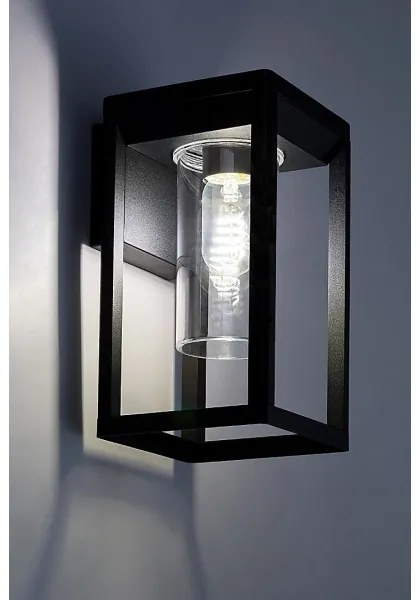 Rabalux 77085 - Applique da esterno ZERNEST 1xE27/15W/230V IP54 nero
