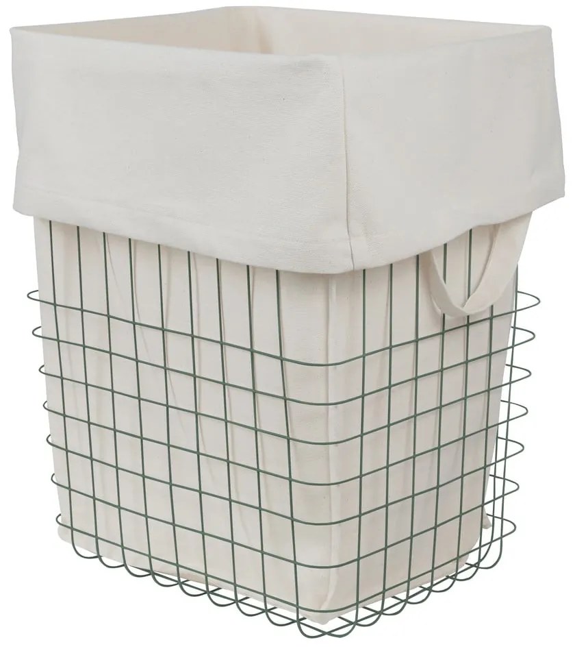 Cesto portabiancheria verde in metallo 64 l Store-It - Mette Ditmer Denmark