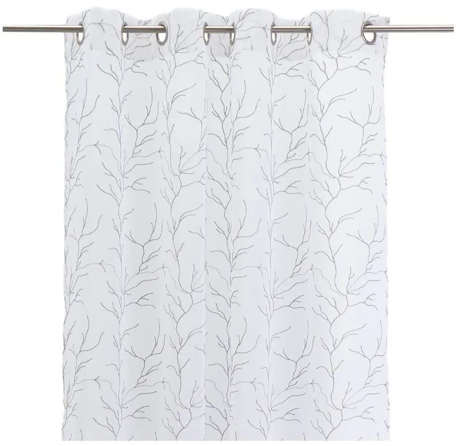 Tenda sottile bianca/grigia 140x260 cm Coral – Casa Selección