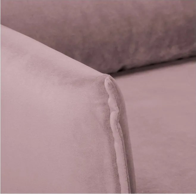 Poltrona lavanda con rivestimento in velluto Juli – Ropez