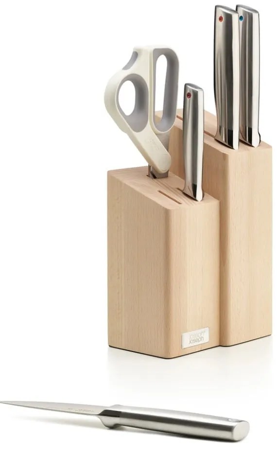 Set di coltelli con lama in acciaio inox e supporto 5 pz Elevate Fusion – Joseph Joseph