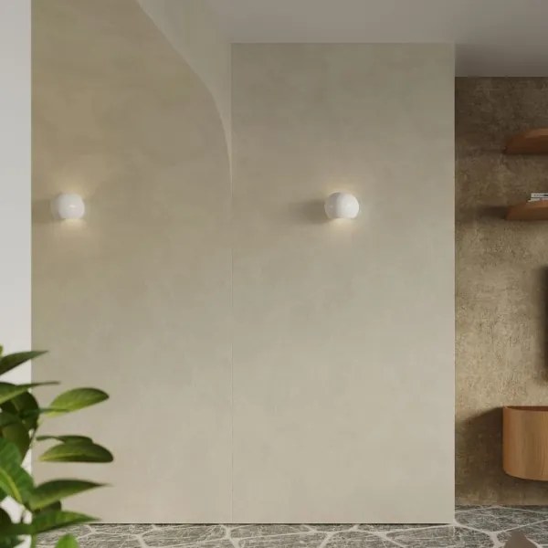 Sollux SL.1026 - Applique GLOBE 1xE27/60W/230V bianco lucido