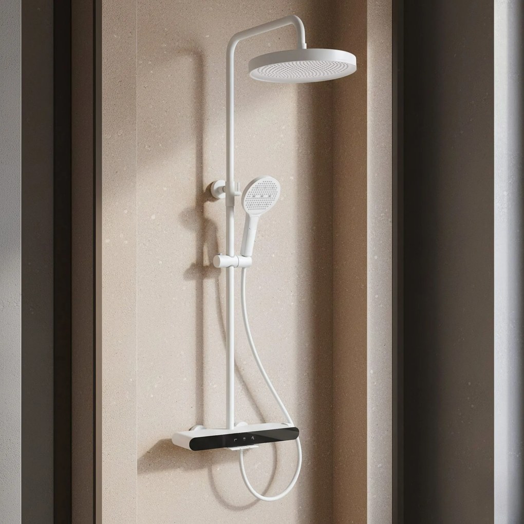 Set doccia REA Farel White