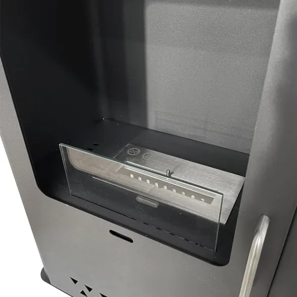 Stufa a bioetanolo biocamino da terra LUISA L50xP30xH68 cm