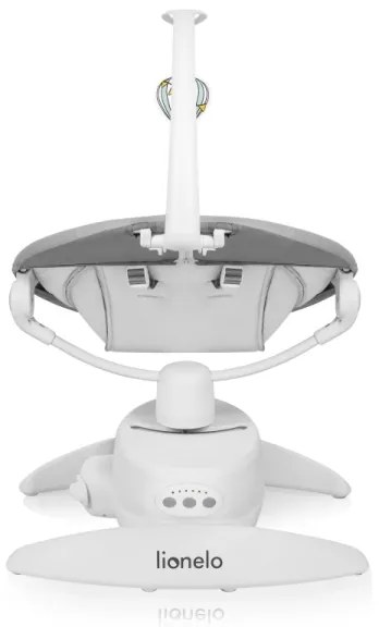 Lionelo - Dondolo per bambini con melodia IRIS Grey Concrete