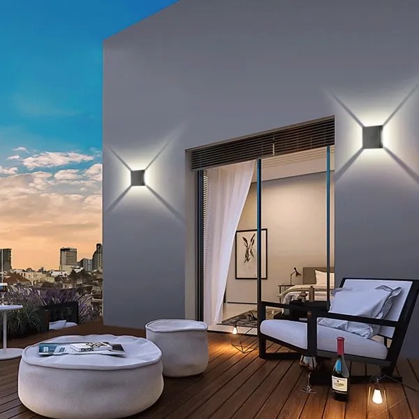 Brilagi - Applique LED da esterno QUADRAY LED/4W/230V antracite IP65