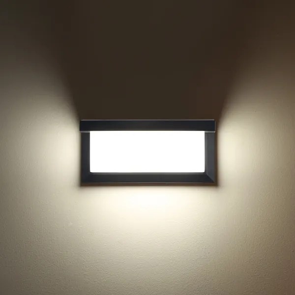 Brilagi - Applique da esterno BRICKY 1xE27/60W/230V antracite IP54
