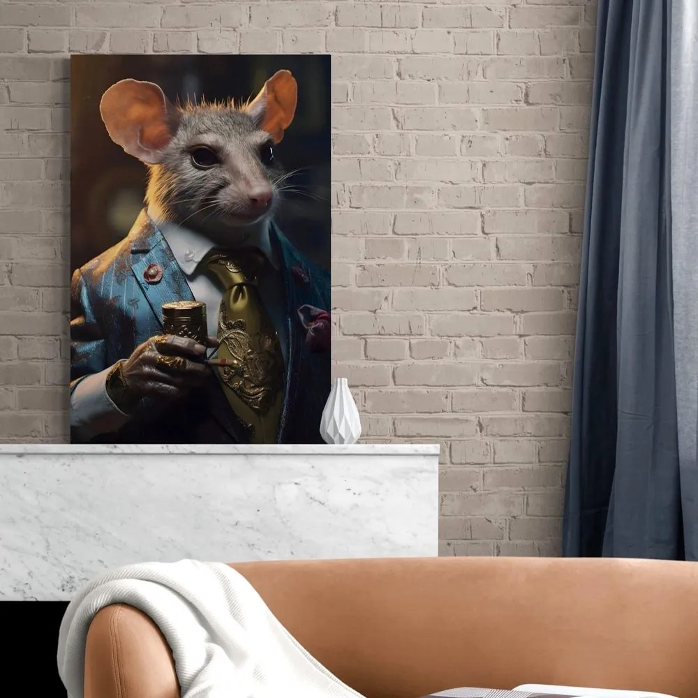Quadro su tela – Gangster animale ratto