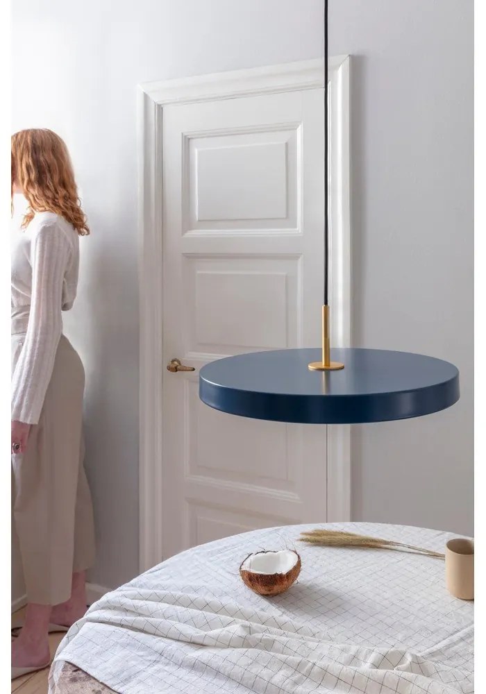 Lampada a sospensione Asteria blu petrolio, ⌀ 43 cm Asteria Medium - UMAGE
