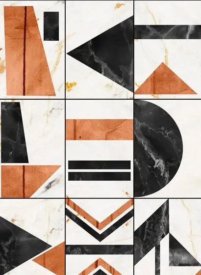Mindthegap Carta da parati Soho - Copper