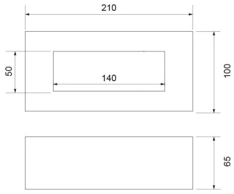 Block Led 8,7W 800Lm 4000K