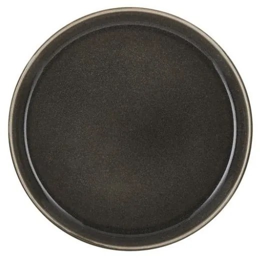 Piatto da dolce nero in gres ø 21 cm Gastro Grey/Grey – Bitz