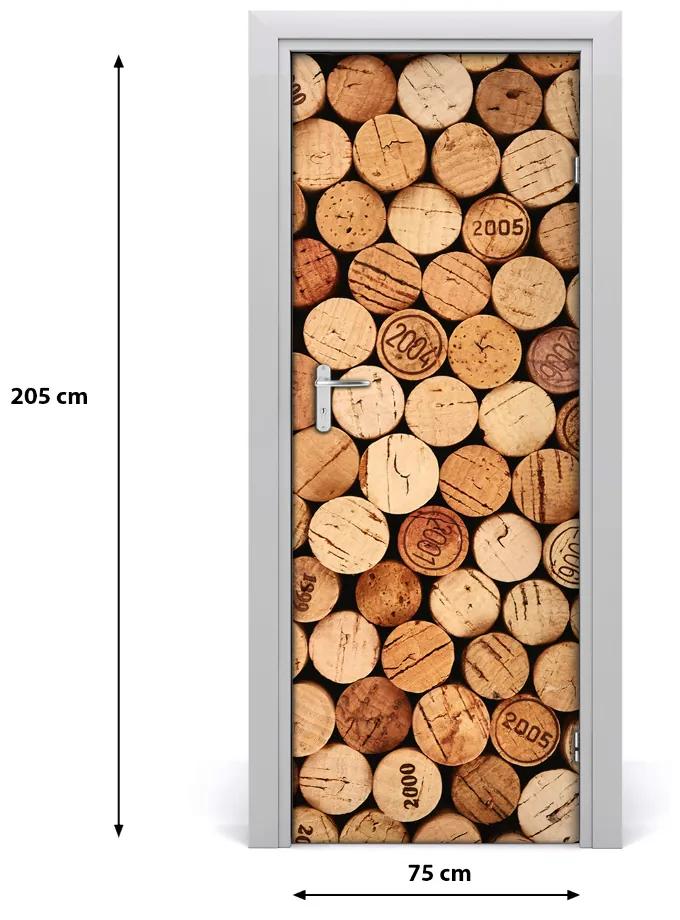 Adesivo per porta interna Ingampionali vinicole 75x205 cm